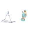 thumbnail image 1 of Figura de escritorio Pensador Escultura abstracta Traje de baño Figura de dama Mujer de playa Muñeca de resina Escultura de dama Elaborada con resina, 1 of 8