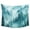 Blue, variant on Teal Mountain Small Tapestry for Bedroom Wall Hanging Tapestry,Misty Forest Nature Woodland Pine Tree Landscape Ceiling Backdrop Tapestries Poster Blanket Wall Decor for Living Room 23" x 28"