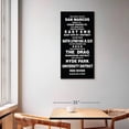 thumbnail image 2 of Elephant Stock Austin Bus Roll Wall Art - Inspirational And Typography Canvas Canvas - 30" x 60", 2 of 8