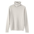 thumbnail image 5 of NMMUED Turtleneck Sweater Women Pullover Sweaters for Women Lightweight Sweaters for Women Knit Sweater for Women Loose Sweaters for Women, White M, 5 of 5