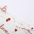 thumbnail image 6 of Summer Pjs for Women Set Cozy Pajamas Two Piece Set Short Sleeve Top and Pant Bow Heart Print Loungewear Sleepwear Red, 6 of 6