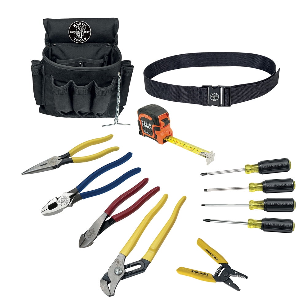 Klein Tools 92003 12Piece Electrician Tool Set
