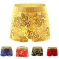 thumbnail image 5 of Men Boxer Briefs Underwear Dragon pattern Loose Fit Comfortable Breathable, 5 of 7