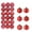 Red, variant on Hvmvliv 36 Pieces Christmas Ball Ornaments, 30mm Hanging Baubles for Tree, Home Party & Festive Decor Red
