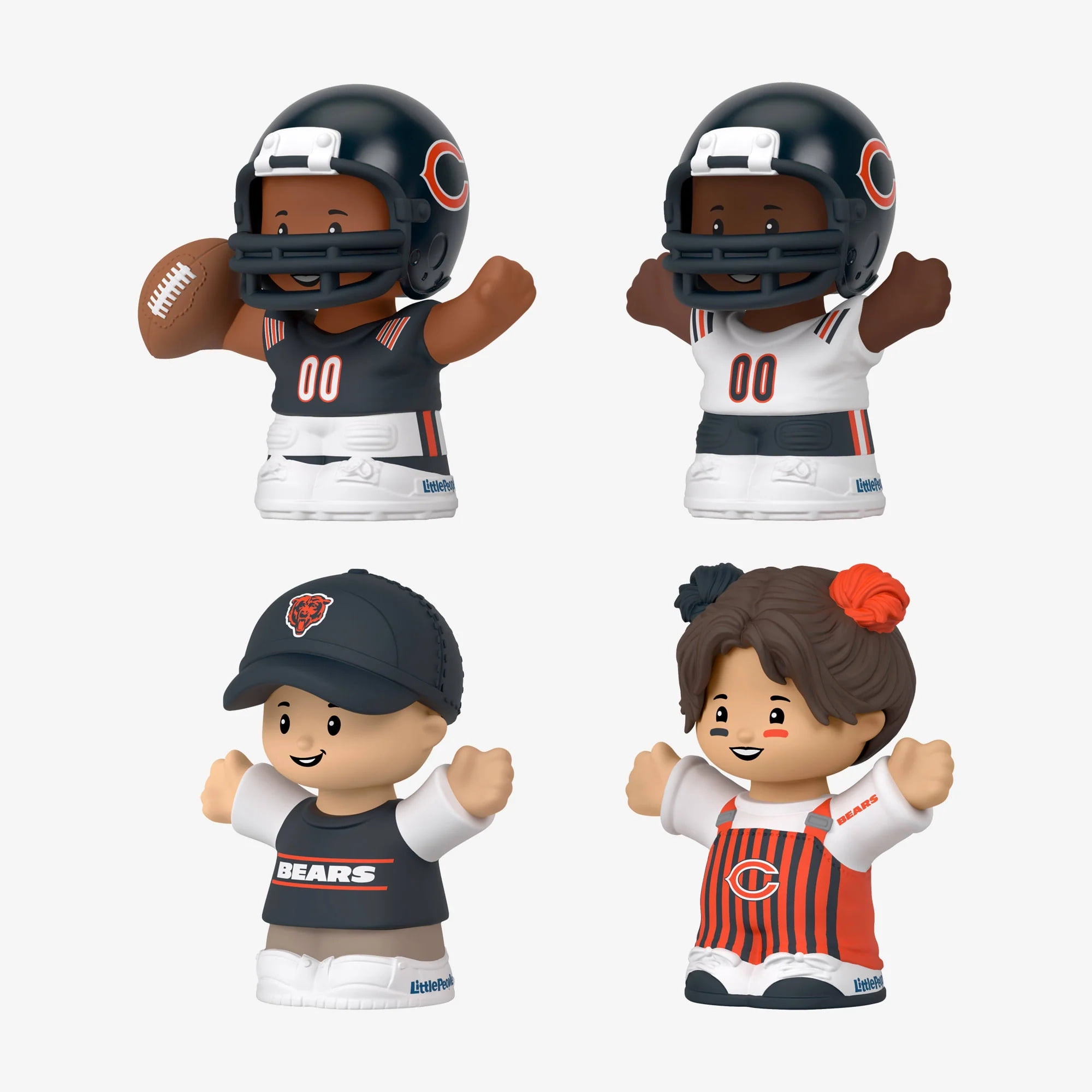 Fisher Price - Little People Collector x NFL Chicago Bears 4-Pack