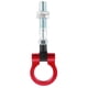 thumbnail image 4 of Gancho de remolque Gancho de remolque de servicio pesado Anillo plegable rojo Gancho de remolque de carreras de autos Remolque de automóvil delantero Accesorio de automóvil Mgaxyff No, 4 of 5