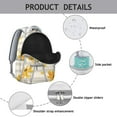 thumbnail image 4 of "Sunflower Glory Backpack - Beautiful Flowers Design School Bag for Teens, Features Breathable Mesh Back Panel & Adjustable Shoulder Straps", 4 of 6