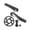 Black, variant on Sagargo High-Strength 34T Single Speed Bicycle Crankset with Hollow Aluminum Alloy Black