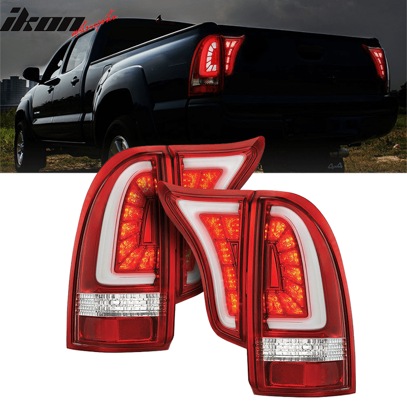 Compatible with 0515 Toyota LED Replacement Tail Lights Clear