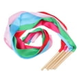 thumbnail image 3 of OULII 5Pcs Long Ribbon Assorted Color Wood for Gymnastics Performances, 3 of 8