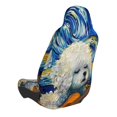 thumbnail image 2 of Wukai Dog Guitar Starry Night Full Set Car Seat Covers with Soft Padding Universal Auto Front Seats Protector and Cushion Mat, 2 of 5