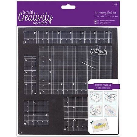 - Creativity Essentials Clear Stamp Block Set