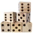 thumbnail image 7 of EasyGo Products Large Dice Games Giant Wooden Yard Game Set with Bag, 7 of 7
