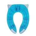 thumbnail image 2 of Portable Toilet Seat for Children Foldable Travel Chair with Lid Little Blue Eyes, 2 of 4