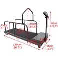 thumbnail image 3 of INTBUYING Tapis Roulant pour Animaux Équipement d'Exercice Canin avec Affichage Numérique LED et Garde-Corps 110 V, 3 of 11
