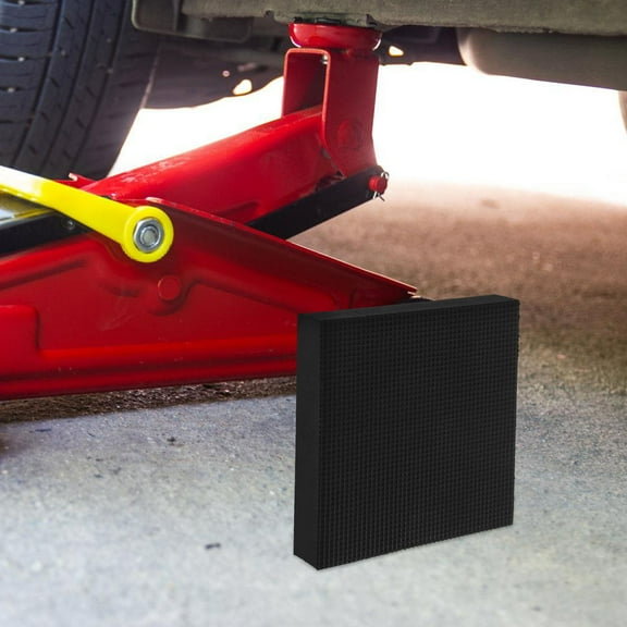 WHAMVOX Heavy Duty Jack Stand Rubber Pad For Rv And Trailer Anti-Vibration Rubber Base For Vehicle Jack Support Rubber Lift Block For Floor Jack Adapter