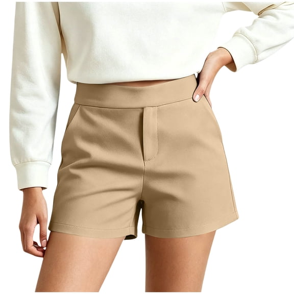 Admvng Women's Summer Casual Shorts High Waist Soft Lounge Shorts