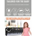 thumbnail image 4 of 61 Keys Children's Electronic Keyboard With Microphone, Simulation Music Piano, Educational Toy For Toddler, 4 of 4