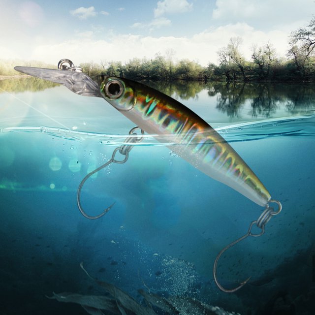 Cebo Pesca Swimbait Wobblers Artificial Dura Señuelos Hundido 40 Mm 1.8g Plato Lengua Larga para Truchas Accesorios Carpa