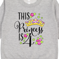 thumbnail image 3 of Inktastic This Princess is Four 4th Birthday Toddler Sweatshirt, 3 of 4