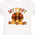 thumbnail image 4 of Inktastic First Thanksgiving Turkey Boys or Girls Long Sleeve Baby Bodysuit, 4 of 5