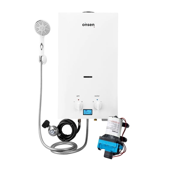 Onsen 10L Outdoor Portable Tankless Water Heater w/ Onsen 3.0 Pump