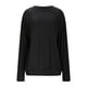 thumbnail image 4 of Conjuntos de trabajo para mujer,Camisa de manga larga con bloques de color para mujer, blusa informal de cuello redondo, blusa de poliéster para uso diario, sopatenor, 4 of 8