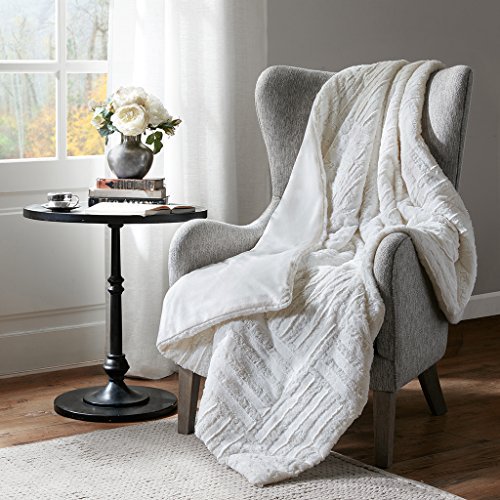 Premier Comfort Arctic Ultra Plush Down Alternative Throw Ivory 50x60