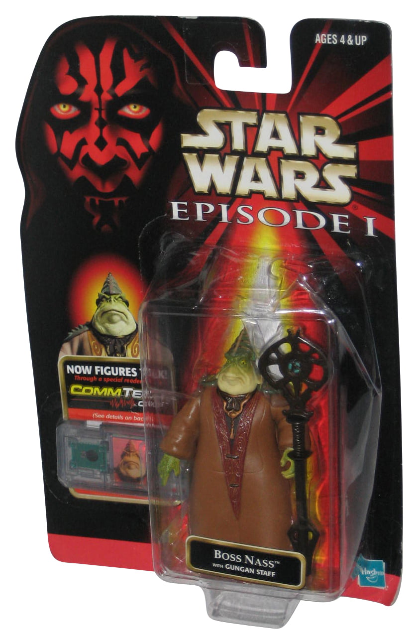Two Vintage Star Wars Episode 1--Boss Nass  with Character Topper......1999
