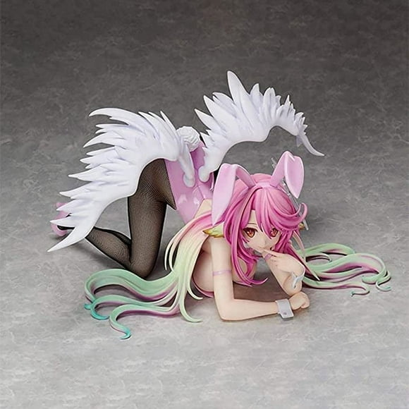 Jibril Lapin Fille Figure PVC Action Figure Mignonne Fille Figure Anime Jeu Figure Ornements Figurines d'Action Décoration de Bureau