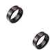 thumbnail image 4 of Anillos de Acero inoxidable Qarigey Joyería Minimalista 7 siete 2Conjunto, 4 of 6