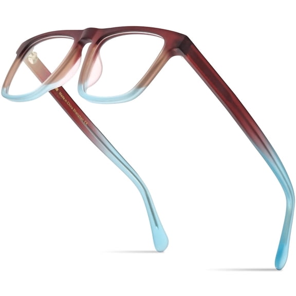 HEPIDEM Matte Acetate Glasses Frame Men Vintage Square Eyeglasses Optical Spectacles (9283 Matte Gray)