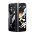 thumbnail image 3 of SaniMore Case for Samsung Galaxy Z Fold 4 7.6" 2022, Crystal-clear Rugged PC Backplane Magnetic Bracket Explosion Screen Protector 360° All-inclusive Hinge Protection Case for Galaxy Z Fold 4,Black, 3 of 15