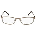 thumbnail image 2 of Men's Samson Rectangular Reading Glasses, Dark Gunmetal/Transparent, 52 mm + 2.75, 2 of 5