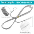 thumbnail image 5 of 2Pcs Drain Brush Flexible Feeding Tube Brush Slim Cleaning Brush Hose Pipe Brush, 5 of 10