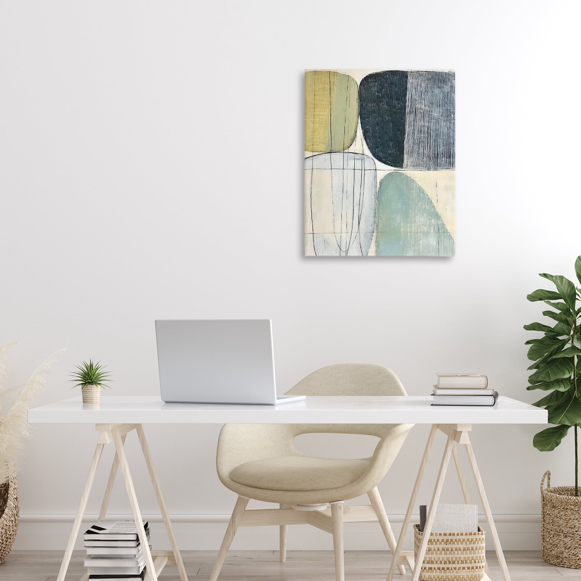 Stupell Industries Modern Organic Composition Canvas Wall Art, design by Riley B