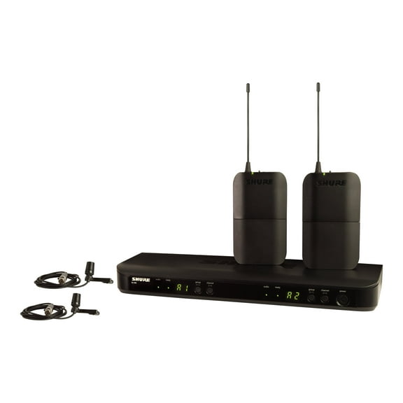 Shure BLX188/CVL Wireless Dual Presenter System with two CVL Lavalier Microphones