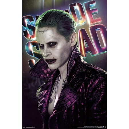 DC Comics Movie - Suicide Squad - Joker Close-Up Wall Poster, 22.375" x 34"