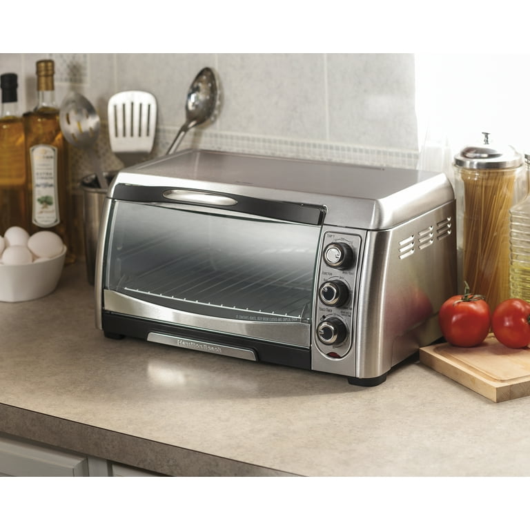 Hamilton Beach 6-Slice Stainless Steel Convection Toaster Oven