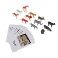 thumbnail image 3 of Montessori Animal Match Cards and Figurines Piezas Modelo de Salvajes en Miniatura Piezas s , Materiales de J Yotijar Juguete de animales de educación, 3 of 7