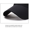thumbnail image 4 of Breathable Mesh Sun Hat Adjustable Strap Open Top Hat with Quick Drying Design for Travel Running Camping Adult Headwear, 4 of 9