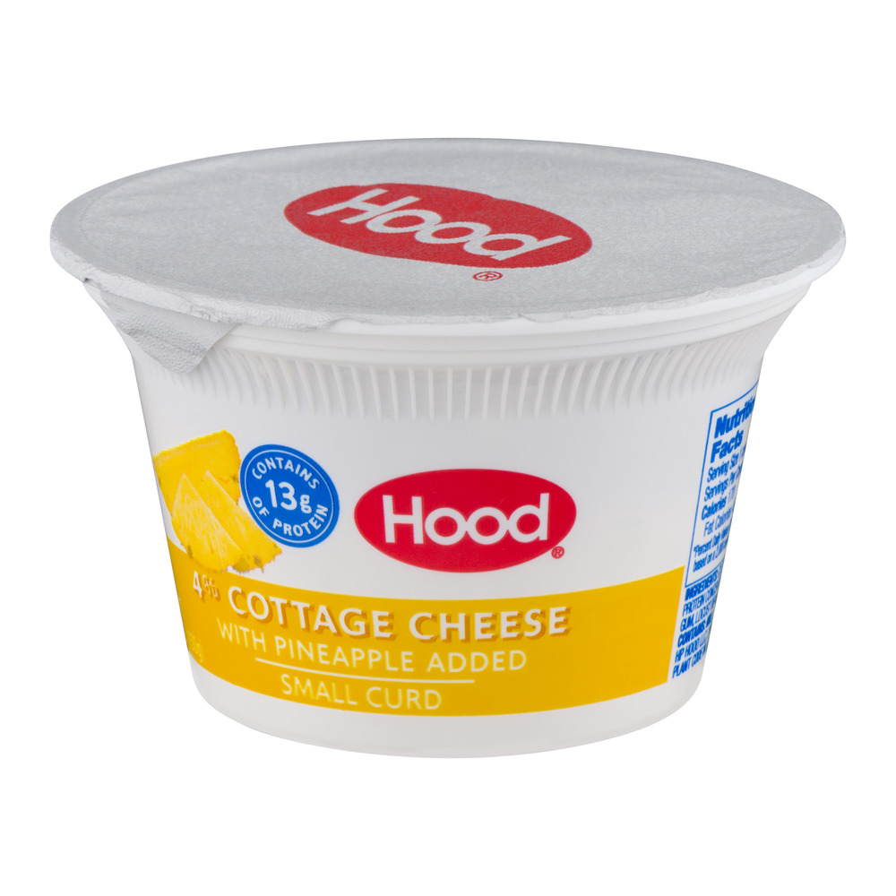 Hood 4 Milk Fat Pineapple Flavored Small Curd Cottage Cheese 5 3