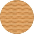 thumbnail image 1 of Ahgly Company Machine Washable Indoor Round Transitional Neon Orange Area Rugs, 6' Round, 1 of 7