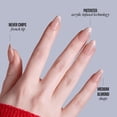 thumbnail image 3 of Kiss Core French Tip Press On Nails Almond, ‘Dancing on Clouds’, Pink, Medium, 32 Count, 3 of 12