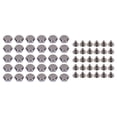 thumbnail image 2 of 30 Sets Rivet Screw Set 8mm Zinc Alloy Hollow Hex Head Rivets 6mm Crossed Iron Screws Rustproof and Long Lasting Rivets with Screws, 2 of 7