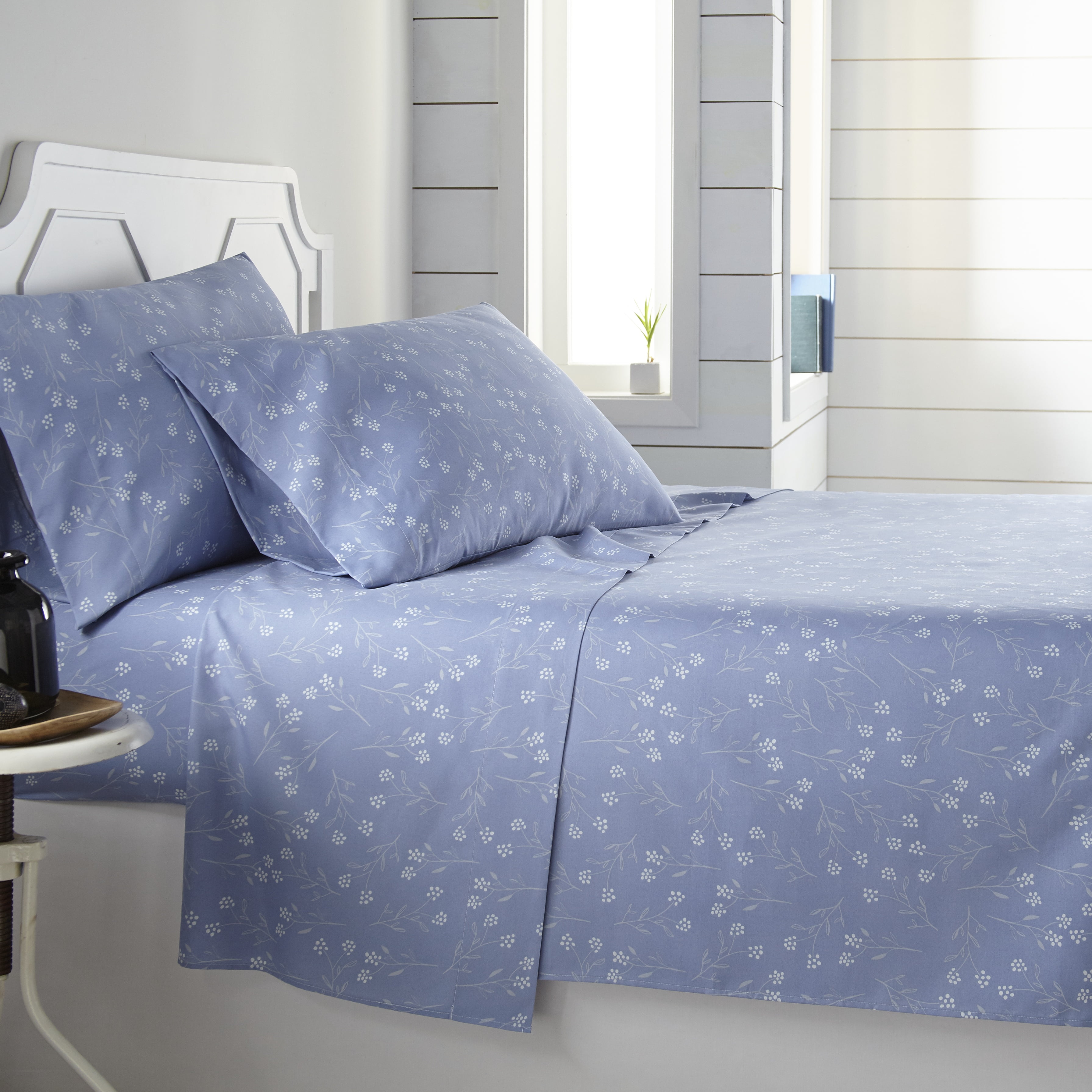 Vilano Choice Blossom Ultra Soft 4 Piece Sheet Set Walmart Com Walmart Com