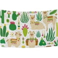 thumbnail image 3 of Coolnut Llama Tapestry Washable Polyester Art Wall Hanging Blanket for Living Room Bedroom Dorm Party, 60 x 51 Inch Home Decor Gifts, 3 of 7