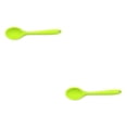 thumbnail image 1 of Cateissary Cuchara de silicona Cuchara de sopa de vajilla profesional de mango largo Verde Verde 2Conjunto, 1 of 6