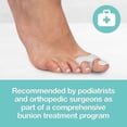 thumbnail image 2 of Toe Separators with 2 Loops - Pack of 4 Soft Gel Correctors - White, 2 of 5
