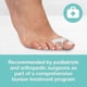 thumbnail image 2 of Toe Separators with 2 Loops - Pack of 4 Soft Gel Correctors - White, 2 of 5